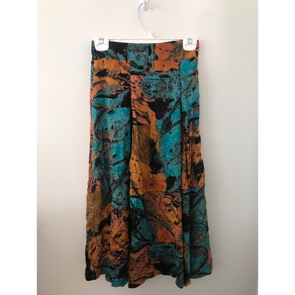 Vintage Dresses & Skirts - 🌿 Gorgeous Vintage Colorful Maxi Skirt